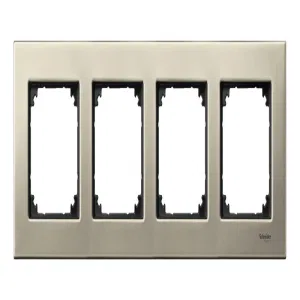Рамка 4 поста Schneider Electric MERTEN M-ELEGANCE, титан (ШНАЙДЕР) Рамка 4 поста Schneider Electric MERTEN M-ELEGANCE, титан (ШНАЙДЕР)