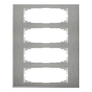 Schneider Electric Merten M-Pure Decor MTN4040-3646 рамка 4 поста, нержавеющая сталь (ШНАЙДЕР) Schneider Electric Merten M-Pure Decor MTN4040-3646 рамка 4 поста, нержавеющая сталь (ШНАЙДЕР)