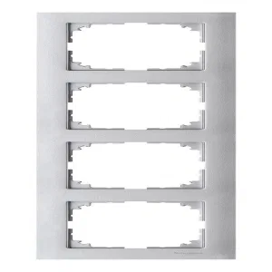 Schneider Electric Merten M-Pure MTN4040-3660 рамка 4 поста, алюминий (ШНАЙДЕР) Schneider Electric Merten M-Pure MTN4040-3660 рамка 4 поста, алюминий (ШНАЙДЕР)