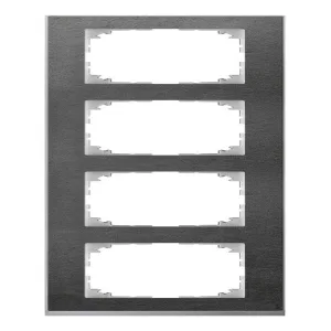 Schneider Electric Merten M-Pure Decor MTN4040-3669 рамка 4 поста, сланец (ШНАЙДЕР) Schneider Electric Merten M-Pure Decor MTN4040-3669 рамка 4 поста, сланец (ШНАЙДЕР)