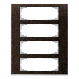 Schneider Electric MERTEN M-PURE DÉCOR MTN4040-3671 — рамка 4-постовая, венге (ШНАЙДЕР) Schneider Electric MERTEN M-PURE DÉCOR MTN4040-3671 — рамка 4-постовая, венге (ШНАЙДЕР)