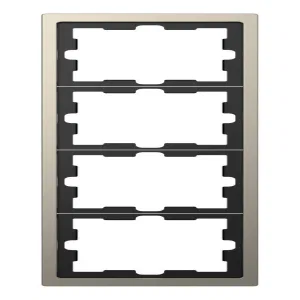 Schneider Electric MTN4040-6550, рамка 4 поста, никель (ШНАЙДЕР) Schneider Electric MTN4040-6550, рамка 4 поста, никель (ШНАЙДЕР)