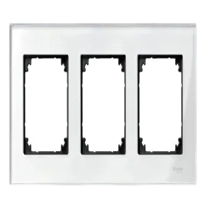 Schneider Electric MERTEN M-ELEGANCE MTN404319 — рамка на 3 поста, белый (ШНАЙДЕР) Schneider Electric MERTEN M-ELEGANCE MTN404319 — рамка на 3 поста, белый (ШНАЙДЕР)