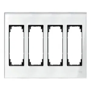 Рамка Schneider Electric Merten M-Elegance на 4 поста MTN404419, бриллиантовый белый (ШНАЙДЕР) Рамка Schneider Electric Merten M-Elegance на 4 поста MTN404419, бриллиантовый белый (ШНАЙДЕР)