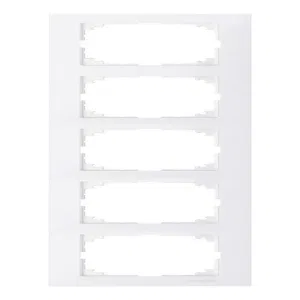 Schneider Electric Merten M-Pure MTN4050-3619: рамка на 5 постов, полярно-белый (ШНАЙДЕР) Schneider Electric Merten M-Pure MTN4050-3619: рамка на 5 постов, полярно-белый (ШНАЙДЕР)
