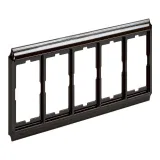 Schneider Electric MERTEN ANTIQUE рамка 5 постов темно-коричневый (MTN4050-4715)
