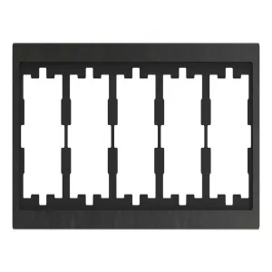 Schneider Electric MERTEN D-LIFE MTN4050-6547, рамка 5 постов, базальт (ШНАЙДЕР) Schneider Electric MERTEN D-LIFE MTN4050-6547, рамка 5 постов, базальт (ШНАЙДЕР)