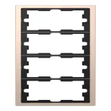 Schneider Electric MERTEN D-LIFE рамка 5-постовая шампань MTN4050-6551