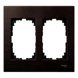 Рамка 2 поста Schneider Electric MERTEN M-ELEGANCE, венге (ШНАЙДЕР) Рамка 2 поста Schneider Electric MERTEN M-ELEGANCE, венге (ШНАЙДЕР)