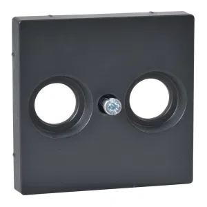 Schneider Electric Merten System M MTN4122-0414 - накладка на ТВ/радио розетку, антрацит (ШНАЙДЕР) Schneider Electric Merten System M MTN4122-0414 - накладка на ТВ/радио розетку, антрацит (ШНАЙДЕР)