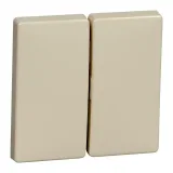 Schneider Electric MTN412544, клавиша двойная, бежевый глянцевый, Merten System Design