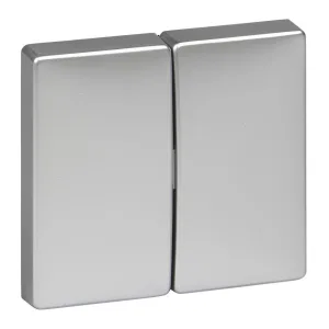 Schneider Electric Merten System Design MTN412560 Клавиша двойная, алюминий (ШНАЙДЕР) Schneider Electric Merten System Design MTN412560 Клавиша двойная, алюминий (ШНАЙДЕР)
