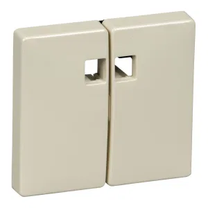 Schneider Electric MTN413544, клавиша двойная с линзами, бежевый блестящий (ШНАЙДЕР) Schneider Electric MTN413544, клавиша двойная с линзами, бежевый блестящий (ШНАЙДЕР)