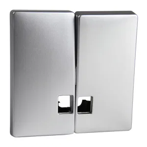 Schneider Electric MTN413560, клавиша двойная с линзами, алюминий (ШНАЙДЕР) Schneider Electric MTN413560, клавиша двойная с линзами, алюминий (ШНАЙДЕР)