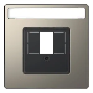 Schneider Electric Merten D-LIFE MTN4250-6050 - накладка на информационную розетку, никель (ШНАЙДЕР) Schneider Electric Merten D-LIFE MTN4250-6050 - накладка на информационную розетку, никель (ШНАЙДЕР)