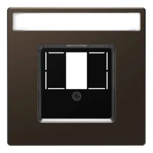 Schneider Electric MERTEN D-LIFE MTN4250-6052 (мокко), накладка на информационную розетку USB/TAE (ШНАЙДЕР) Schneider Electric MERTEN D-LIFE MTN4250-6052 (мокко), накладка на информационную розетку USB/TAE (ШНАЙДЕР)