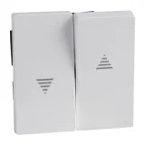 Schneider Electric MTN432425, клавиша для жалюзийного выключателя, активно-белый