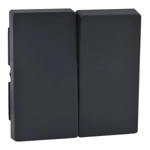 Schneider Electric MTN433514 — двойная клавиша, антрацит (ШНАЙДЕР) Schneider Electric MTN433514 — двойная клавиша, антрацит (ШНАЙДЕР)