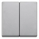 Schneider Electric Merten System M MTN433560 - клавиша двойная, алюминий
