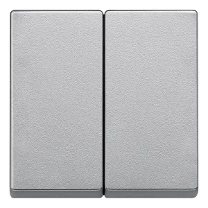 Schneider Electric Merten System M MTN433560 - клавиша двойная, алюминий (ШНАЙДЕР) Schneider Electric Merten System M MTN433560 - клавиша двойная, алюминий (ШНАЙДЕР)