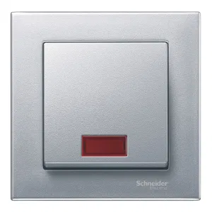 Schneider Electric MTN433860, клавиша с линзой, алюминий (ШНАЙДЕР) Schneider Electric MTN433860, клавиша с линзой, алюминий (ШНАЙДЕР)