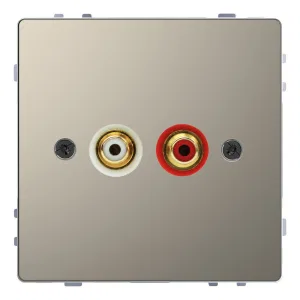 Schneider Electric MTN4350-6050 аудиорозетка Merten D-Life, серый (ШНАЙДЕР) Schneider Electric MTN4350-6050 аудиорозетка Merten D-Life, серый (ШНАЙДЕР)