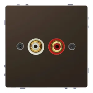 Schneider Electric MTN4350-6052 аудио-розетка, мокко (ШНАЙДЕР) Schneider Electric MTN4350-6052 аудио-розетка, мокко (ШНАЙДЕР)