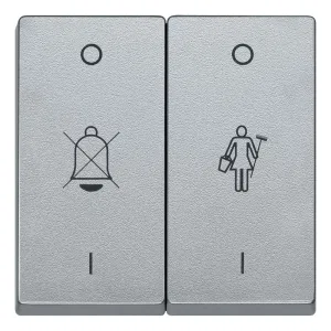 Клавиша двойная Schneider Electric MERTEN SYSTEM M, алюминий (ШНАЙДЕР) Клавиша двойная Schneider Electric MERTEN SYSTEM M, алюминий (ШНАЙДЕР)