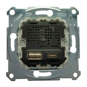 Механизм розетки 2xUSB Schneider Electric, скрытый монтаж, MTN4366-0110 (ШНАЙДЕР) Механизм розетки 2xUSB Schneider Electric, скрытый монтаж, MTN4366-0110 (ШНАЙДЕР)