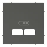 Schneider Electric Merten System M MTN4367-0414 - центральная плата USB, антрацит
