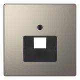 Schneider Electric Merten D-Life MTN4521-6050 - накладка на информационную розетку, никель
