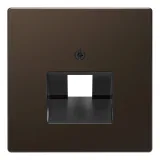 Schneider Electric MERTEN D-LIFE MTN4521-6052 накладка на информационную розетку RJ45, мокко, металл