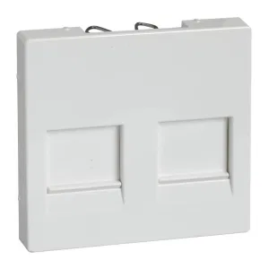 Schneider Electric MERTEN SYSTEM M MTN4562-0319 — накладка на информационную розетку 2 поста, белый (ШНАЙДЕР) Schneider Electric MERTEN SYSTEM M MTN4562-0319 — накладка на информационную розетку 2 поста, белый (ШНАЙДЕР)
