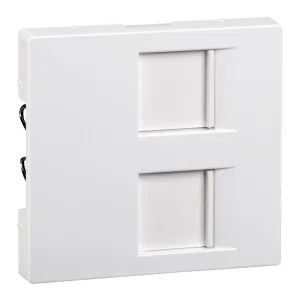 Накладка на розетку информационную Schneider Electric MERTEN SYSTEM M, активно-белый (ШНАЙДЕР) Накладка на розетку информационную Schneider Electric MERTEN SYSTEM M, активно-белый (ШНАЙДЕР)
