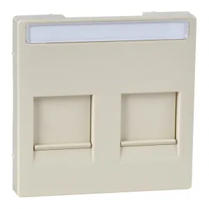 Schneider Electric MERTEN SYSTEM M MTN4564-0344 — накладка на розетку информационную, бежевый (ШНАЙДЕР) Schneider Electric MERTEN SYSTEM M MTN4564-0344 — накладка на розетку информационную, бежевый (ШНАЙДЕР)