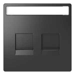 Schneider Electric MERTEN D-Life MTN4564-6034: накладка на информационную розетку (антрацит), скрытый монтаж (ШНАЙДЕР) Schneider Electric MERTEN D-Life MTN4564-6034: накладка на информационную розетку (антрацит), скрытый монтаж (ШНАЙДЕР)