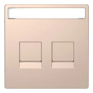 Schneider Electric MERTEN D-LIFE MTN4564-6051 — накладка на розетку информационную, шампань (ШНАЙДЕР) Schneider Electric MERTEN D-LIFE MTN4564-6051 — накладка на розетку информационную, шампань (ШНАЙДЕР)