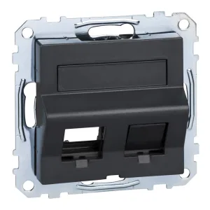 Schneider Electric MERTEN System M MTN4568-0414: накладка на информационную розетку (антрацит), скрытый монтаж (ШНАЙДЕР) Schneider Electric MERTEN System M MTN4568-0414: накладка на информационную розетку (антрацит), скрытый монтаж (ШНАЙДЕР)