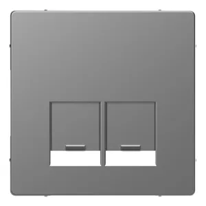 Schneider Electric MERTEN D-LIFE MTN4572-6036 накладка RJ45, нержавеющая сталь (ШНАЙДЕР) Schneider Electric MERTEN D-LIFE MTN4572-6036 накладка RJ45, нержавеющая сталь (ШНАЙДЕР)
