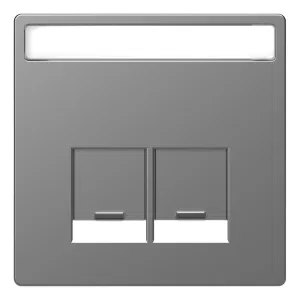 Schneider Electric MERTEN D-LIFE MTN4574-6036 (накладка для информационной розетки RJ45) (ШНАЙДЕР) Schneider Electric MERTEN D-LIFE MTN4574-6036 (накладка для информационной розетки RJ45) (ШНАЙДЕР)
