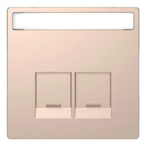 Schneider Electric MERTEN D-LIFE MTN4574-6051 — накладка для информационной розетки RJ45 (IP20), шампань (ШНАЙДЕР) Schneider Electric MERTEN D-LIFE MTN4574-6051 — накладка для информационной розетки RJ45 (IP20), шампань (ШНАЙДЕР)
