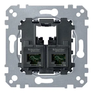 Schneider Electric MTN4576-0002 Механизм компьютерной розетки 2xRJ45 Cat.6 (ШНАЙДЕР) Schneider Electric MTN4576-0002 Механизм компьютерной розетки 2xRJ45 Cat.6 (ШНАЙДЕР)