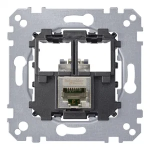 Механизм розетки 1xRJ45 Cat.6 Schneider Electric коллекции Merten (ШНАЙДЕР) Механизм розетки 1xRJ45 Cat.6 Schneider Electric коллекции Merten (ШНАЙДЕР)
