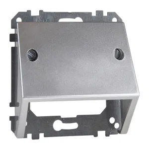 Schneider Electric Merten System M Накладка наклонная для вставки 4643xx MTN464660, алюминий (ШНАЙДЕР) Schneider Electric Merten System M Накладка наклонная для вставки 4643xx MTN464660, алюминий (ШНАЙДЕР)