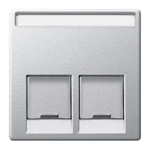 Schneider Electric MERTEN SYSTEM M MTN466560 (алюминий), накладка розетки информационной (ШНАЙДЕР) Schneider Electric MERTEN SYSTEM M MTN466560 (алюминий), накладка розетки информационной (ШНАЙДЕР)