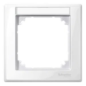 Рамка 1 пост Schneider Electric MERTEN M-SMART, полярно-белый (ШНАЙДЕР) Рамка 1 пост Schneider Electric MERTEN M-SMART, полярно-белый (ШНАЙДЕР)