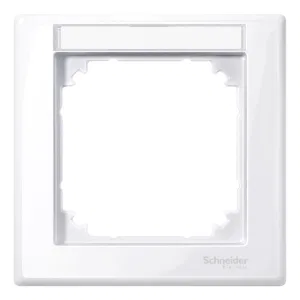 Рамка 1 пост Schneider Electric MERTEN M-SMART, активно-белый (ШНАЙДЕР) Рамка 1 пост Schneider Electric MERTEN M-SMART, активно-белый (ШНАЙДЕР)