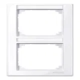 Рамка 2 поста Schneider Electric MERTEN M-SMART, вертикальная, активно-белый