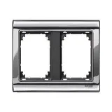 Рамка 2 поста Schneider Electric MERTEN M-STAR, хром