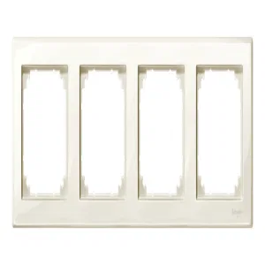 Schneider Electric MERTEN M-SMART MTN478444 рамка 4 поста, бежевый блестящий (ШНАЙДЕР) Schneider Electric MERTEN M-SMART MTN478444 рамка 4 поста, бежевый блестящий (ШНАЙДЕР)